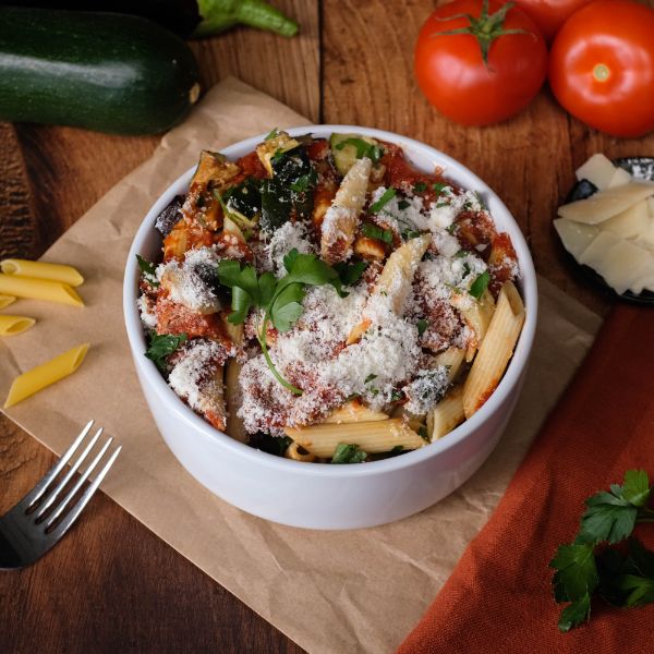 penne-with-vegetables